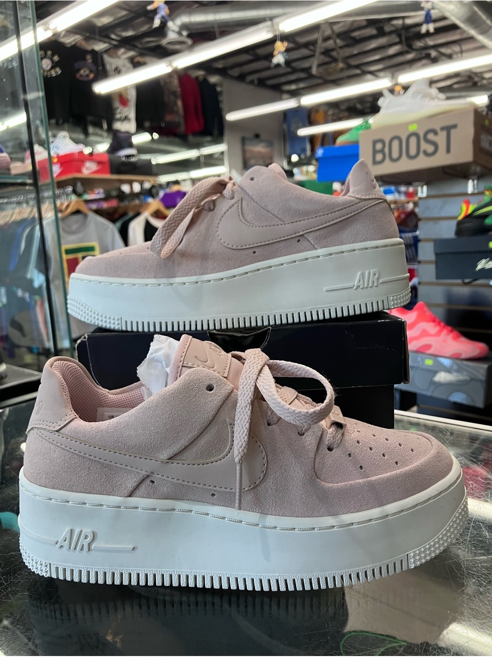 Women’s Nike Air Force 1 Sage Low Particle Beige Size 5